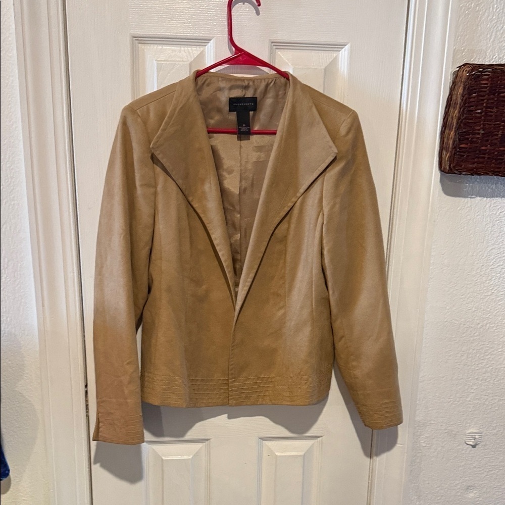 Investments Tan Women's Suit Jacket